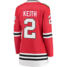Load image into Gallery viewer, Duncan Keith #2 Chicago Blackhawks Women's Red Home Breakaway Player Jersey
