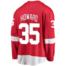 Load image into Gallery viewer, Jimmy Howard #35 Detroit Red Wings Youth Red Breakaway Player Jersey