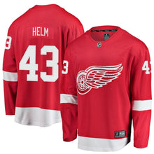 Load image into Gallery viewer, Darren Helm #43 Detroit Red Wings Red Breakaway Player Jersey