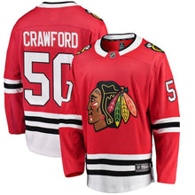 Load image into Gallery viewer, Corey Crawford #50 Chicago Blackhawks Red Breakaway Player Jersey