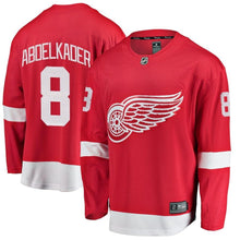 Load image into Gallery viewer, Justin Abdelkader #8 Detroit Red Wings Youth Red Breakaway Player Jersey