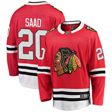 Load image into Gallery viewer, Brandon Saad #20 Chicago Blackhawks Red Breakaway Player Jersey