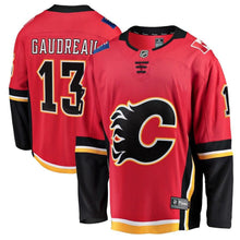 Load image into Gallery viewer, Johnny Gaudreau #13 Calgary Flames Red Breakaway Player Jersey