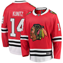 Load image into Gallery viewer, Chris Kunitz #14 Chicago Blackhawks Red Breakaway Player Jersey