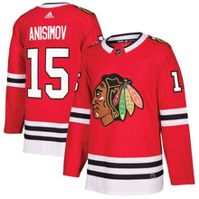 Load image into Gallery viewer, Artem Anisimov #15 Chicago Blackhawks Red Player Jersey
