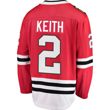 Load image into Gallery viewer, Duncan Keith #2 Chicago Blackhawks Red Breakaway Player Jersey