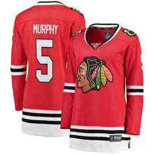 Load image into Gallery viewer, Connor Murphy #5 Chicago Blackhawks Women's Red Breakaway Player Jersey