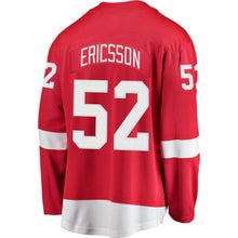 Load image into Gallery viewer, Jonathan Ericsson # 52 Detroit Red Wings Red Breakaway Player Jersey