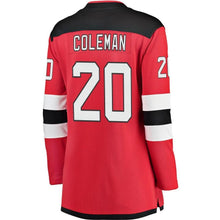 Load image into Gallery viewer, Blake Coleman #20 New Jersey Devils Women's Red Breakaway Jersey