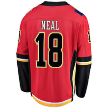 Load image into Gallery viewer, James Neal #18 Calgary Flames Red Breakaway Player Jersey