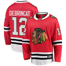 Load image into Gallery viewer, Alex DeBrincat #12 Chicago Blackhawks Red Breakaway Player Jersey
