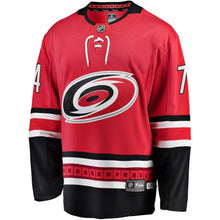 Load image into Gallery viewer, Jaccob Slavin #74 Carolina Hurricanes Red Breakaway Player Jersey