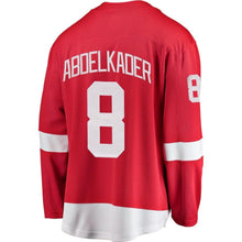 Load image into Gallery viewer, Justin Abdelkader #8 Detroit Red Wings Red Breakaway Player Jersey