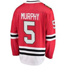 Load image into Gallery viewer, Connor Murphy #5 Chicago Blackhawks Red Breakaway Player Jersey