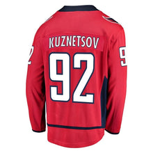 Load image into Gallery viewer, Evgeny Kuznetsov #92 Washington Capitals Youth Red Breakaway Player Jersey