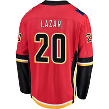 Load image into Gallery viewer, Curtis Lazar #20 Calgary Flames Red Breakaway Player Jersey