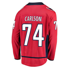 Load image into Gallery viewer, John Carlson #74 Washington Capitals Youth Red Breakaway Player Jersey