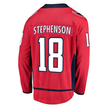 Load image into Gallery viewer, Chandler Stephenson #18 Washington Capitals Youth Red Breakaway Player Jersey