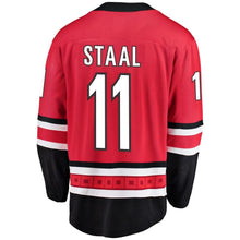Load image into Gallery viewer, Jordan Staal #11 Carolina Hurricanes Red Breakaway Player Jersey