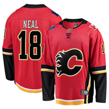 Load image into Gallery viewer, James Neal #18 Calgary Flames Red Breakaway Player Jersey