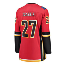 Load image into Gallery viewer, Austin Czarnik #27 Calgary Flames Women's Red Home Breakaway Player Jersey