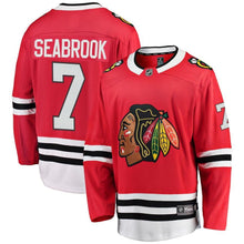 Load image into Gallery viewer, Brent Seabrook #7 Chicago Blackhawks Red Home Breakaway Player Jersey