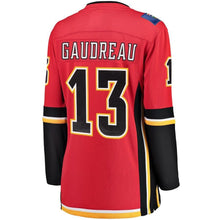 Load image into Gallery viewer, Johnny Gaudreau #13 Calgary Flames Women's Red Home Breakaway Player Jersey