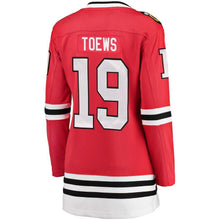 Load image into Gallery viewer, Jonathan Toews #19 Chicago Blackhawks Women's Breakaway Player Jersey