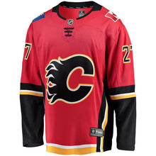 Load image into Gallery viewer, Austin Czarnik #27 Calgary Flames Red Home Breakaway Player Jersey