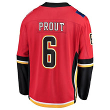 Load image into Gallery viewer, Dalton Prout #6 Calgary Flames Red Home Breakaway Player Jersey