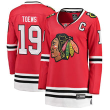 Load image into Gallery viewer, Jonathan Toews #19 Chicago Blackhawks Women's Breakaway Player Jersey