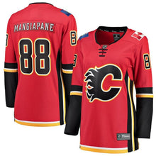 Load image into Gallery viewer, Andrew Mangiapane #88 Calgary Flames Women's Red Home Breakaway Player Jersey