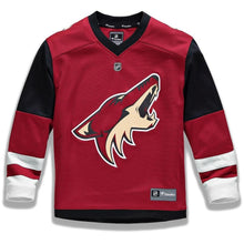 Load image into Gallery viewer, Arizona Coyotes Youth Red Home Replica Blank Jersey