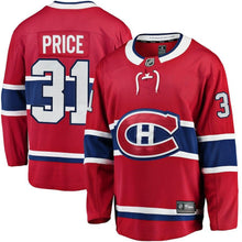 Load image into Gallery viewer, Carey Price #31 Montreal Canadiens Youth Red Home Breakaway Player Jersey