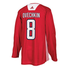 Load image into Gallery viewer, Alexander Ovechkin #8 Washington Capitals Red Practice Player Jersey