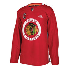 Load image into Gallery viewer, Jonathan Toews #19 Chicago Blackhawks Red Practice Player Jersey