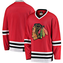 Load image into Gallery viewer, Chicago Blackhawks Red Premier Breakaway Heritage Blank Jersey