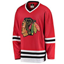 Load image into Gallery viewer, Chicago Blackhawks Red Premier Breakaway Heritage Blank Jersey