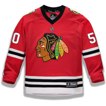 Load image into Gallery viewer, Corey Crawford # 50 Chicago Blackhawks Youth Red Replica Player Jersey