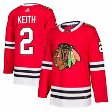 Load image into Gallery viewer, Duncan Keith #2 Chicago Blackhawks Red Player Jersey