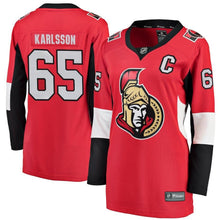 Load image into Gallery viewer, Erik Karlsson #65 Ottawa Senators Women's Red Home Breakaway Player Jersey