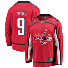 Load image into Gallery viewer, Dmitry Orlov #9 Washington Capitals Youth Red Breakaway Player Jersey