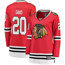 Load image into Gallery viewer, Brandon Saad #20 Chicago Blackhawks Women's Red Breakaway Player Jersey