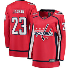 Load image into Gallery viewer, Dmitrij Jaskin #23 Washington Capitals Women's Red Home Breakaway Player Jersey