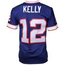 Load image into Gallery viewer, Jim Kelly #12 Buffalo Bills Royal Blue 1990 Retired Player Vintage Replica Jersey