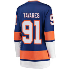 Load image into Gallery viewer, John Tavares #91 New York Islanders Women's Royal Home Breakaway Player Jersey