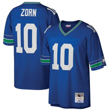 Load image into Gallery viewer, Jim Zorn #10 Seattle Seahawks Royal 1983 Retired Player Replica Jersey