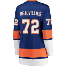 Load image into Gallery viewer, Anthony Beauvillier #72 New York Islanders Women&#39;s Royal Breakaway Player Jersey