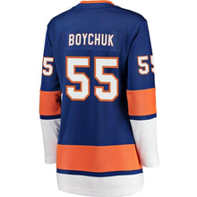 Load image into Gallery viewer, Johnny Boychuk #55 New York Islanders Women's Royal Breakaway Player Jersey