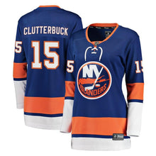 Load image into Gallery viewer, Cal Clutterbuck #15 New York Islanders Women's Royal Breakaway Player Jersey